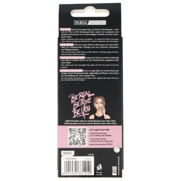 Parsa Beauty näorullik roosa kvartsiga mini 03655 - Image 3