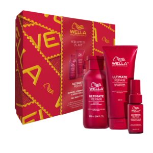 Wella Professionals Ultimate Repair komplekt šampoon + palsam + süvahooldus, (250+200+30ml)