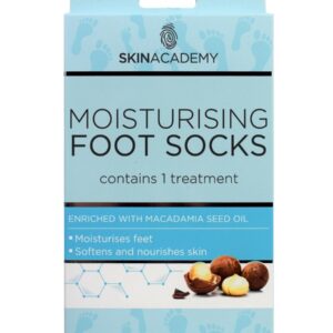 Skin Academy Niisutavad sokid makadaamiaõli 1 paar
