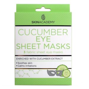 Skin Academy Rahustav kangasmask silmadele kurgiekstraktiga 3tk
