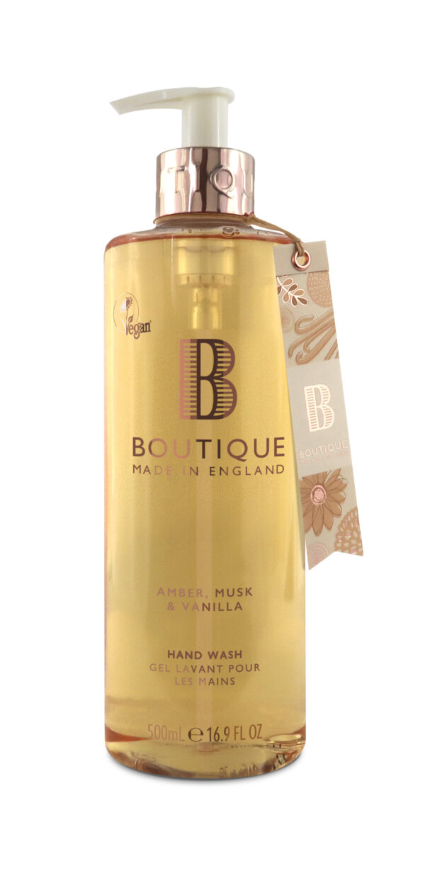 Boutique Kätepesugeel merevaik, muskus ja vanilje 500ml