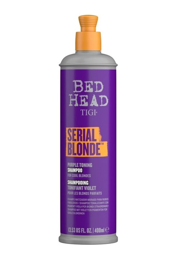Tigi Serial Blonde Purple Toning Shampoo Violet šampoon blondidele juustele 400ml