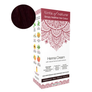 Tints Of Nature Henna Cream Mahogany Red Looduslike henna- ja taimeekstraktidega kergvärv, mahagon