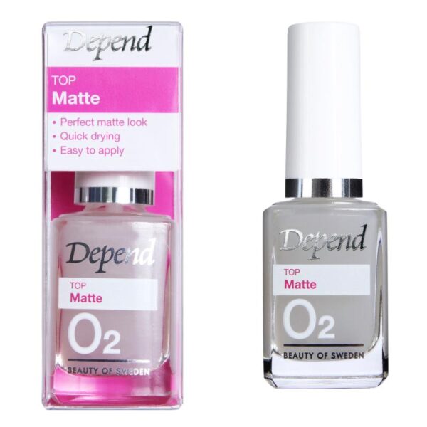 Depend O2 Top Matte - matt pealislakk 11ml