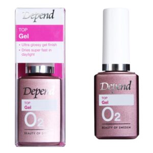 Depend O2 Top Gel - geeli efektiga pealislakk 11ml