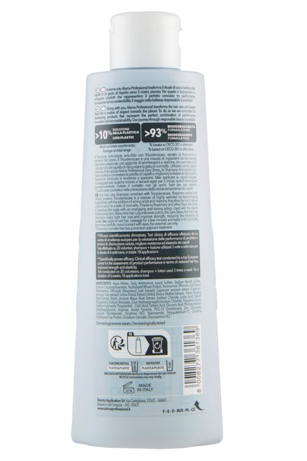 Alama Zero Stress Šampoon juuste väljalangemise vastu 300ml - Image 2