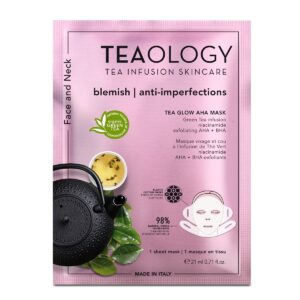 Teaology Tea Glow AHA Purifying Mask puhastav näomask 21ml