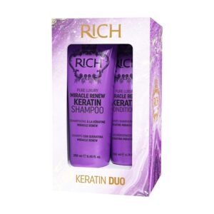 Rich Pure Luxury Keratin DUO Juukseid taastavate ja tugevdavate toodete komplekt