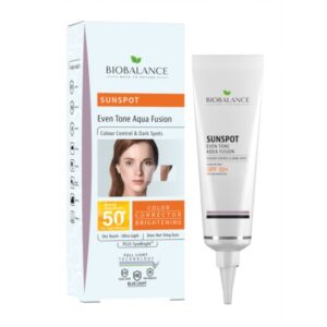 Bio Balance Sun Spot Even Tone Aqua Fusion Color Control & Dark Spots 50+SPF päikesekaitsekreem nahatooni ühtlustamiseks 40ml