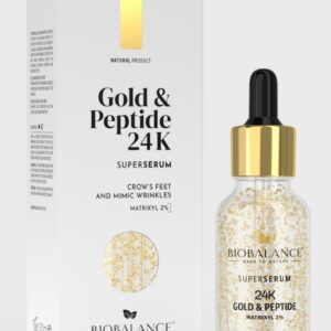 Bio Balance 24K Gold & Peptide Matrixyl 2% pinguldav ja sära andev seerum 30ml