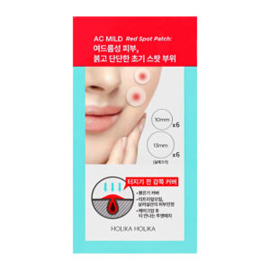 Holika Holika Läbipaistvad vistrikevastased plaastrid AC MILD Red Spot Patch 12tk