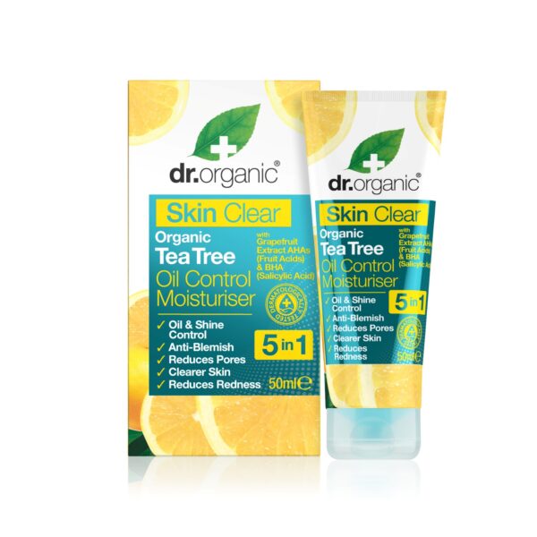 Dr.Organic Skin Clear  Poore ahendav, rasu eemaldav, punetusevastane kreem
