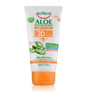 Equilibra Päevituskreem SPF20 Aloe Vera75 ml