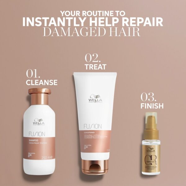 Wella Professionals Fusion Intense Repair Shampoo Intensiivne Taastav Šampoon 250ml - Image 4