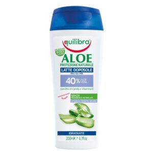 Equilibra Päevitusjärgne ihupiim 40% aloe vera 200ml