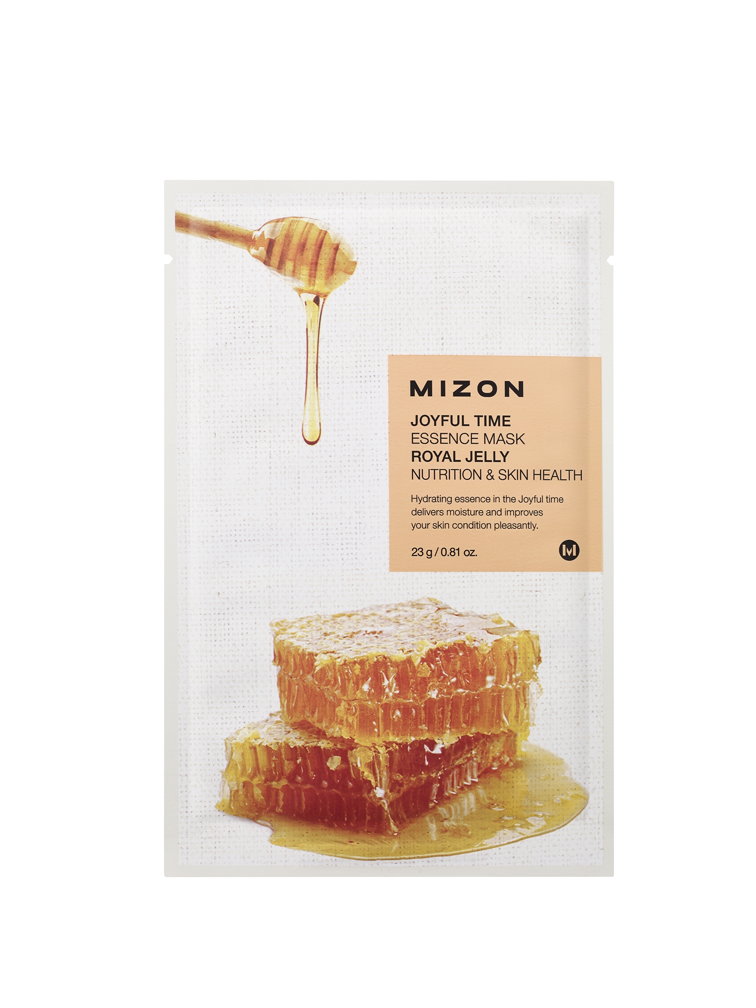 Mizon Joyful Time Essence Maske – Mit Grüntee-Extrakt Für Feuchtigkeitsspendende Pflege | 30g