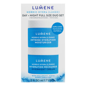 Lumene Nordic Hydra päevakreem + öökreem komplekt