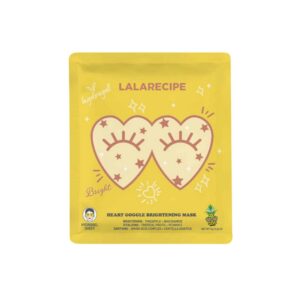 Lalarecipe Heart Goggle Brightening Mask hüdrogeelne silmamask 1tk