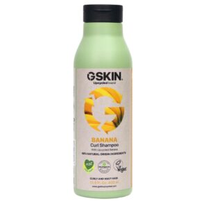 GSKIN Banaani Šampoon laines ja lokkis juustele 400ml