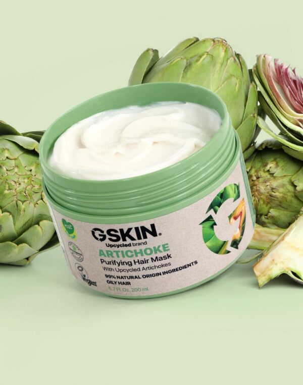GSKIN Artichoke Puhastav juuksemask rasustele juustele 200ml - Image 2