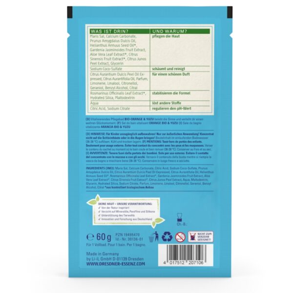 Dresdner Essenz BIO Vannisool apelsin&roos 60 g - Image 3