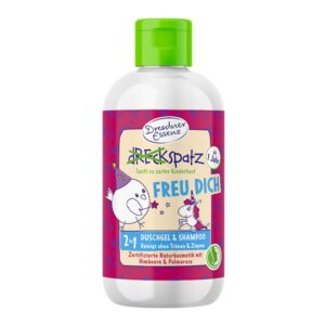 Dresdner Essenz 2in1 Laste dušigeel-šampoon Vaarikas 250ml
