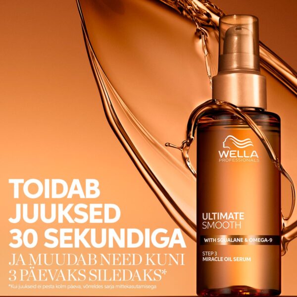 Wella Professionals Ultimate Smooth õliseerum skvalaani ja oomega-9-rasvhappega 30ml - Image 6