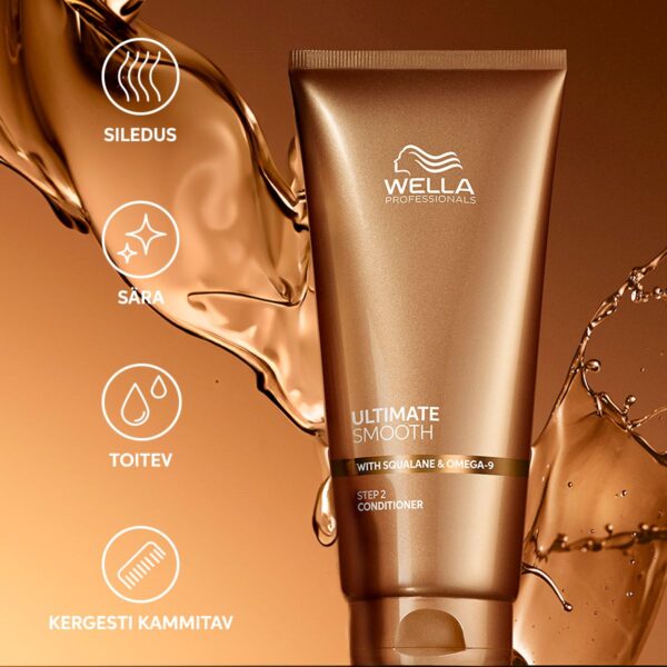 Wella Professionals Ultimate Smooth palsam skvalaani ja oomega-9-rasvhappega 200ml - Image 5
