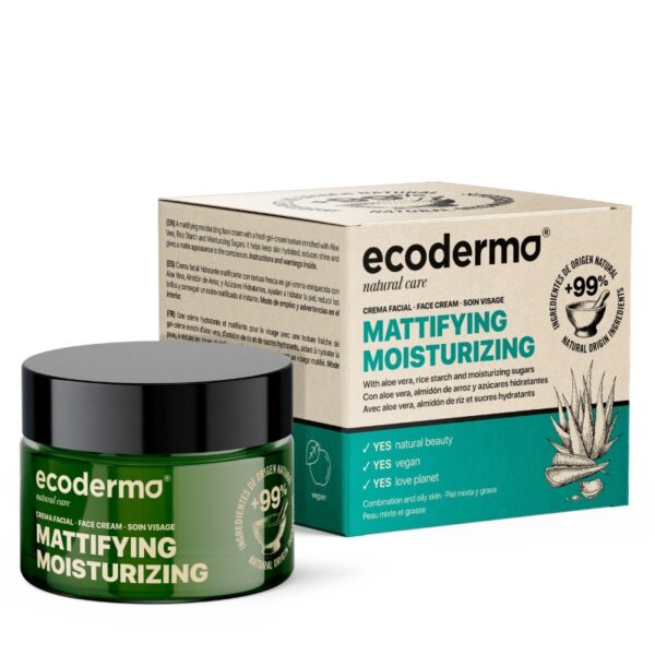 Ecoderma Mattifying Moisturizing Matistav Näokreem 50ml