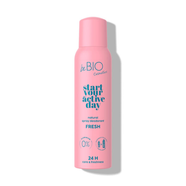 beBIO Natural deodorant sprei Start Your Active Day Fresh 125ml