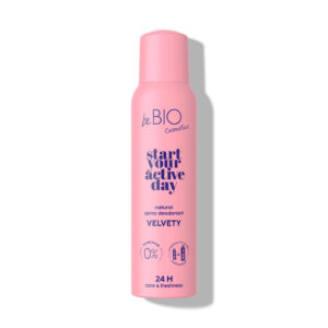 beBIO Natural deodorant sprei Start Your Active Day Velvety 125ml