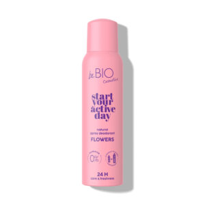 beBIO Natural deodorant sprei Start Your Active Day Flowers 125ml