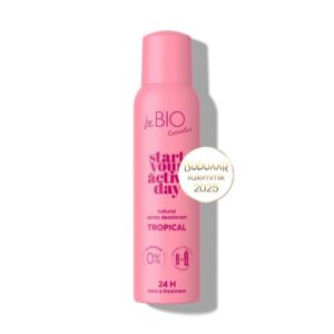 beBIO Natural deodorant sprei Start Your Active Day Tropical 125ml
