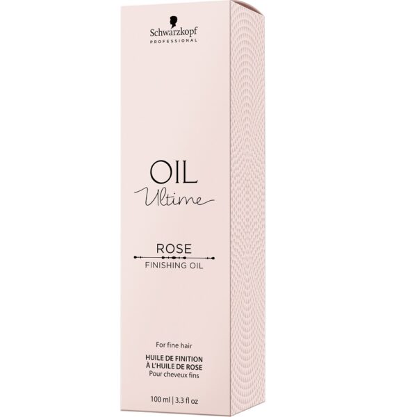 Schwarzkopf Professional Oil Ultime Rose Finishing Oil Roosi Viimistlusõli 100ml - Image 2