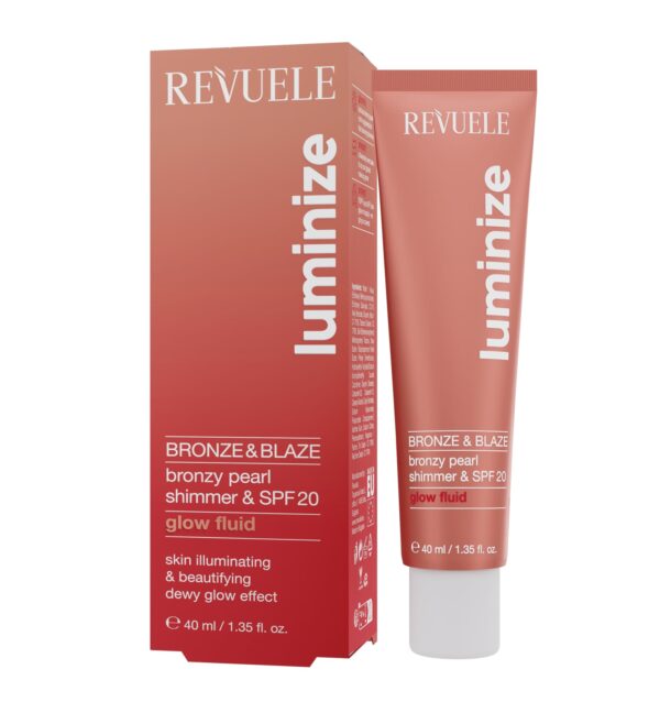Revuele Luminize Bronze & Blaze Sära andev näokreem pronksja pigmendiga SPF20