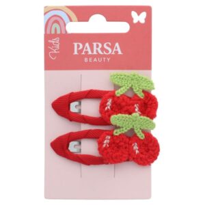 Parsa Beauty Laste Juukseklamber Crochet kirsid 2tk